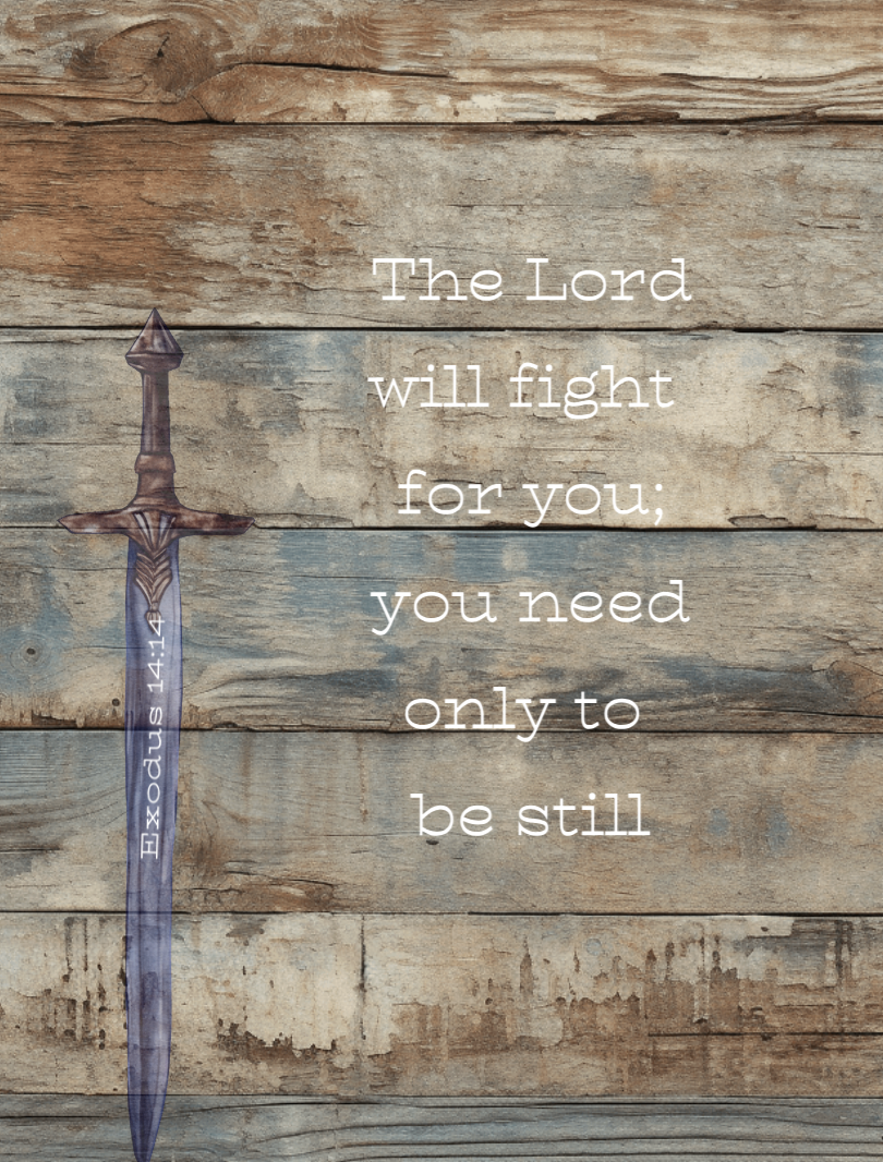 Blanket - The Lord will fight for you, you need only to be still
